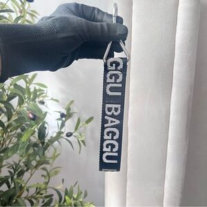 ིྀི ˚𓃹Black Baggu Keychain    ིྀི ˚𓃹